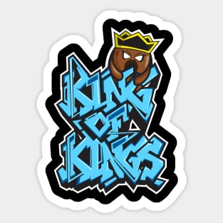 king of kings graffiti art Sticker
